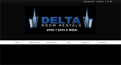 Desktop Screenshot of deltaroomrentals.com
